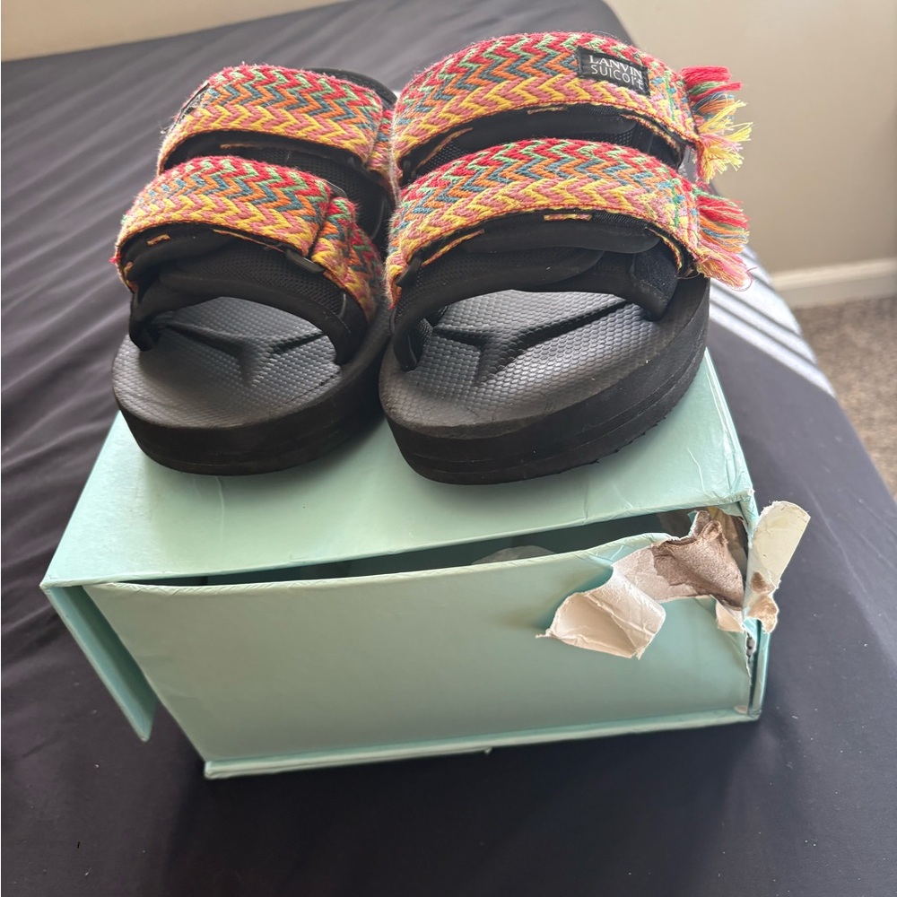 Lanvin Suicoke Moto Slides Lanvin